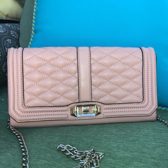 Rebecca Minkoff Handbags - Sale🎉Rebecca Minkoff quilted blush pink Love Bag